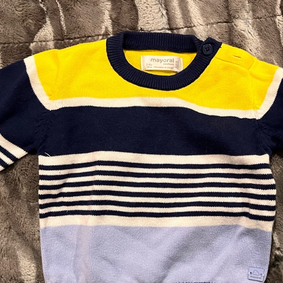 Mayoral Boy’s Sweater. 2-4 Months. - Picture 2 of 4
